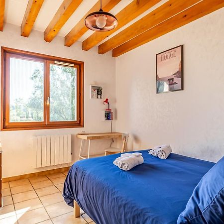 Grand appartement avec vue au calme, Lyon à 25km Communay Exterior foto